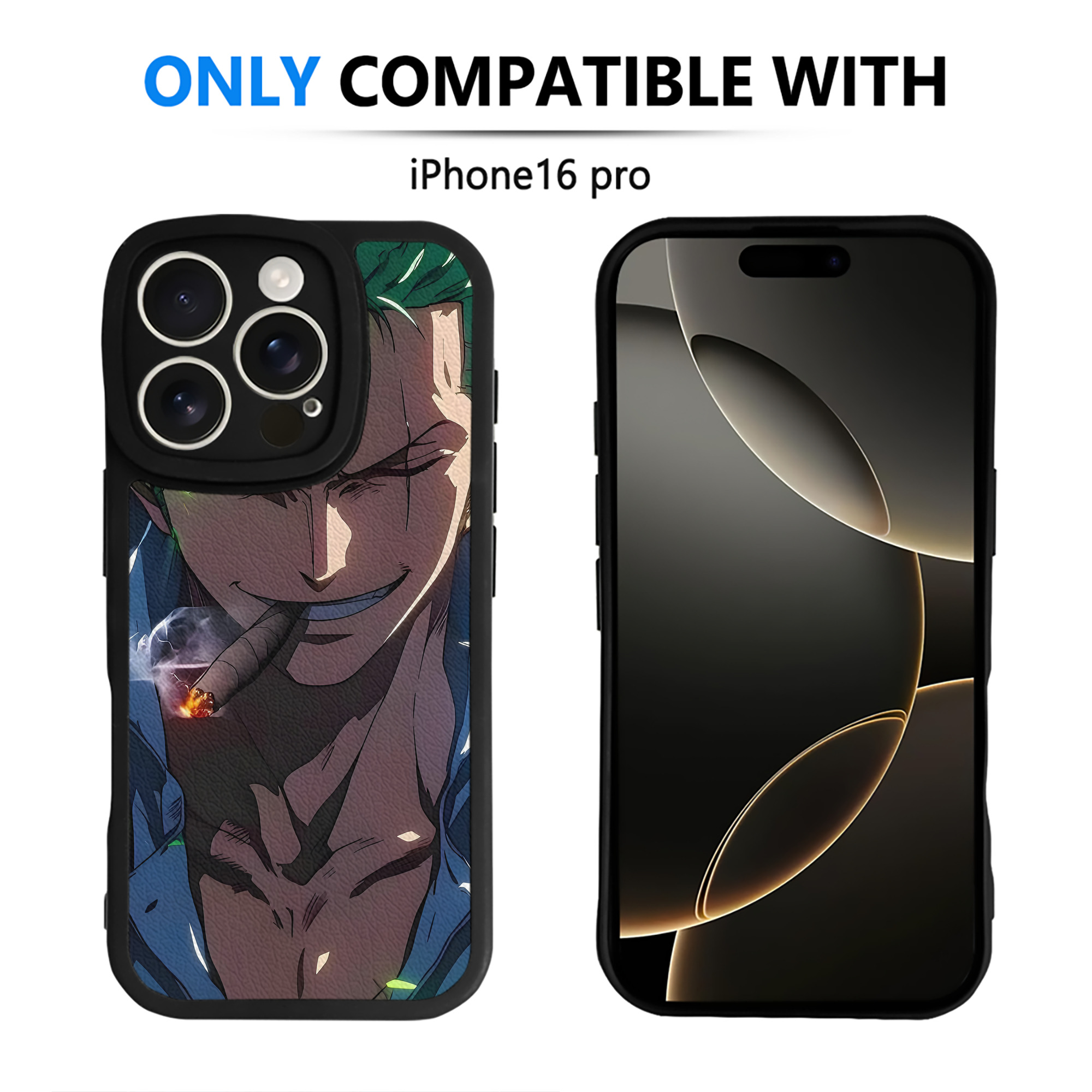 （画像用） ワンピース ONE PIECE 【iPhone 16シリーズ対応】シリコンスマホケース（レザー調） 材質：シリコン